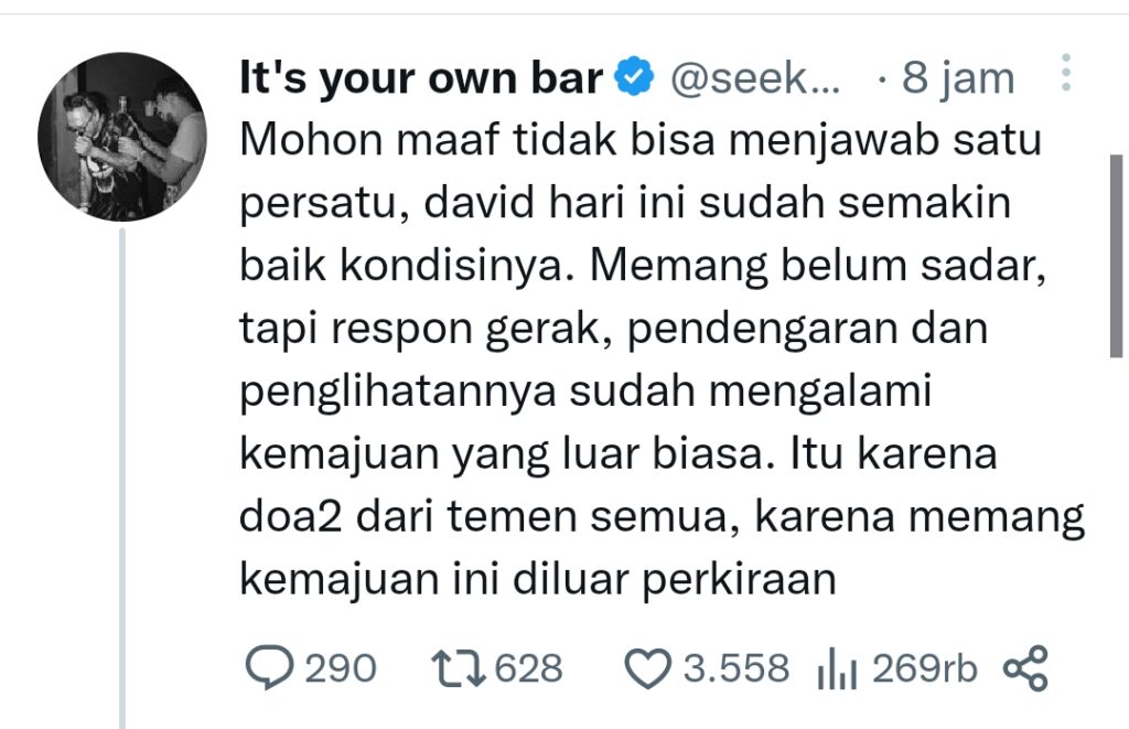 Tangkapan layar akun Jonathan