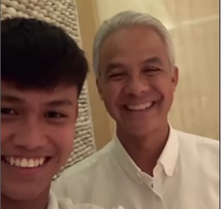 Hokky Caraka dan Ganjar Pranowo [Instagram]