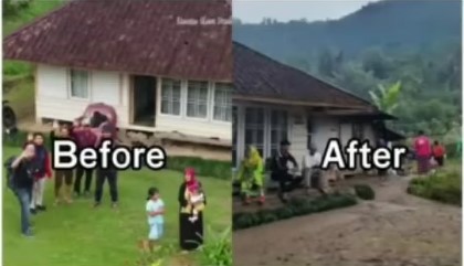 Tampakan Layar Rumah Abah Jajang di Cianjur [Instagram]