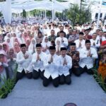 Wali Kota Bogor, Bima Arya bersama Wakil Wali Kota Bogor, Dedie A. Rachim mengikuti kegiatan Halalbihalal bersama seluruh Aparatur Sipil Negara (ASN) Kota Bogor