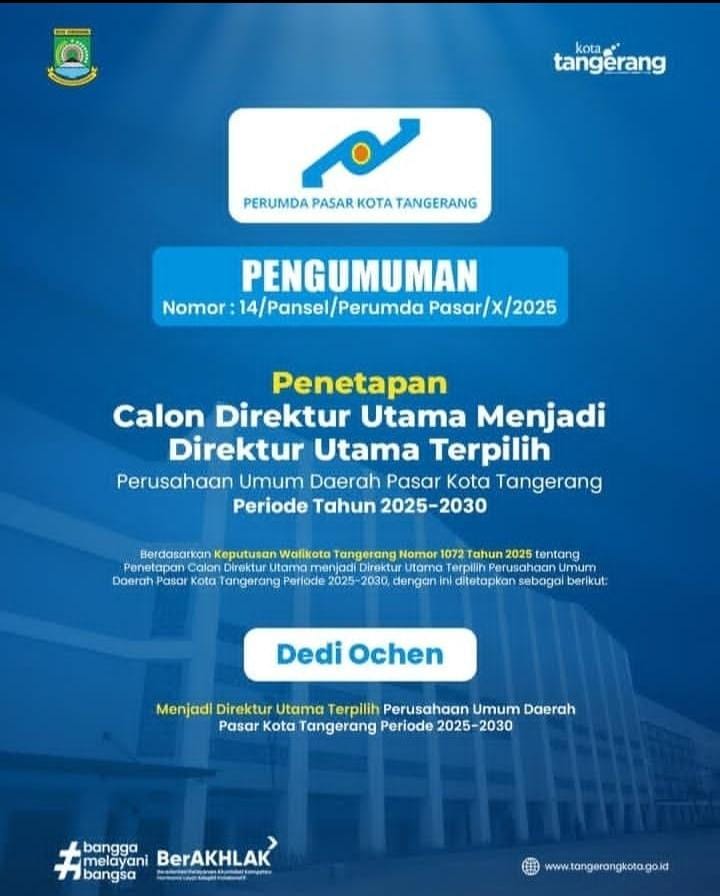 Perumda Pasar Kota Tangerang