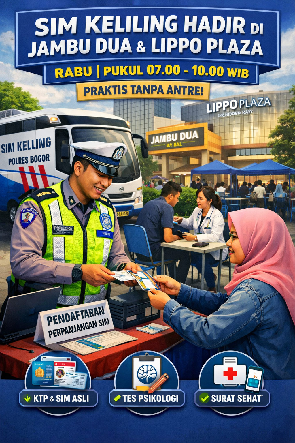 sim keliling kota bogor