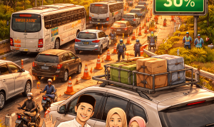 Ilustrasi Gambar Mudik Lebaran