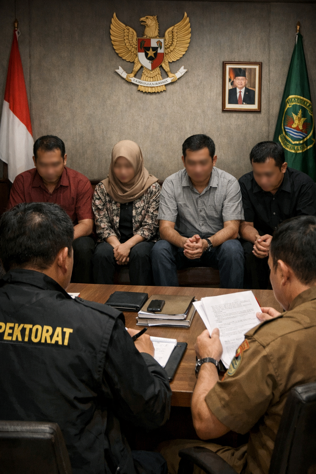 Terduga pelaku pengepul dipemkab bogor